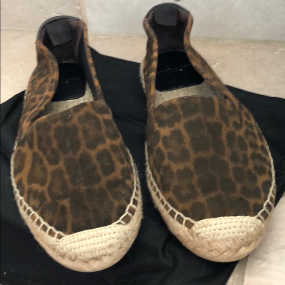 Saint Laurent leopard espadrilles size 37+ - Picture 5 of 6